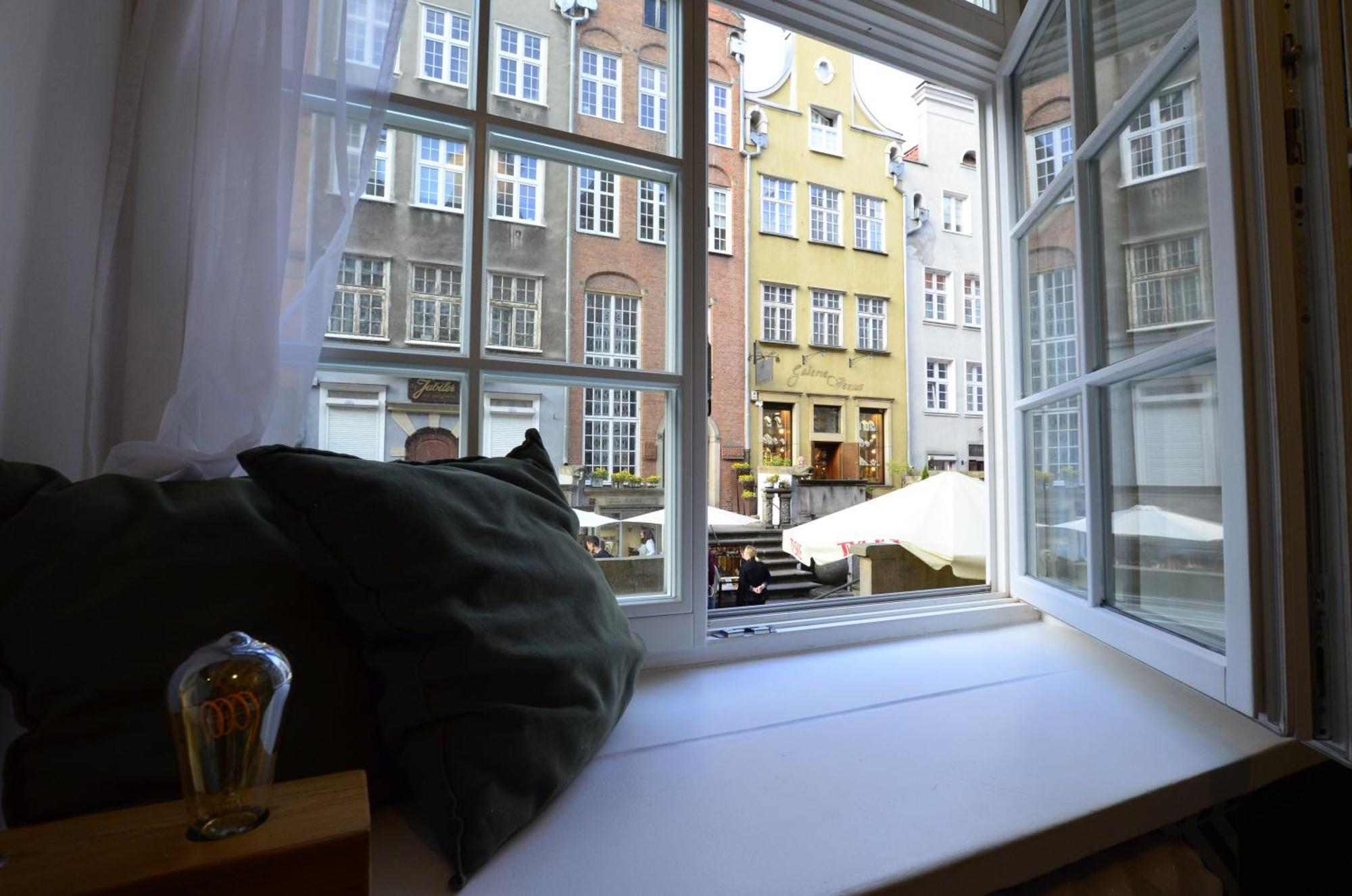 Mariacka Parter W Centrum Historycznego Gdanska Buitenkant foto