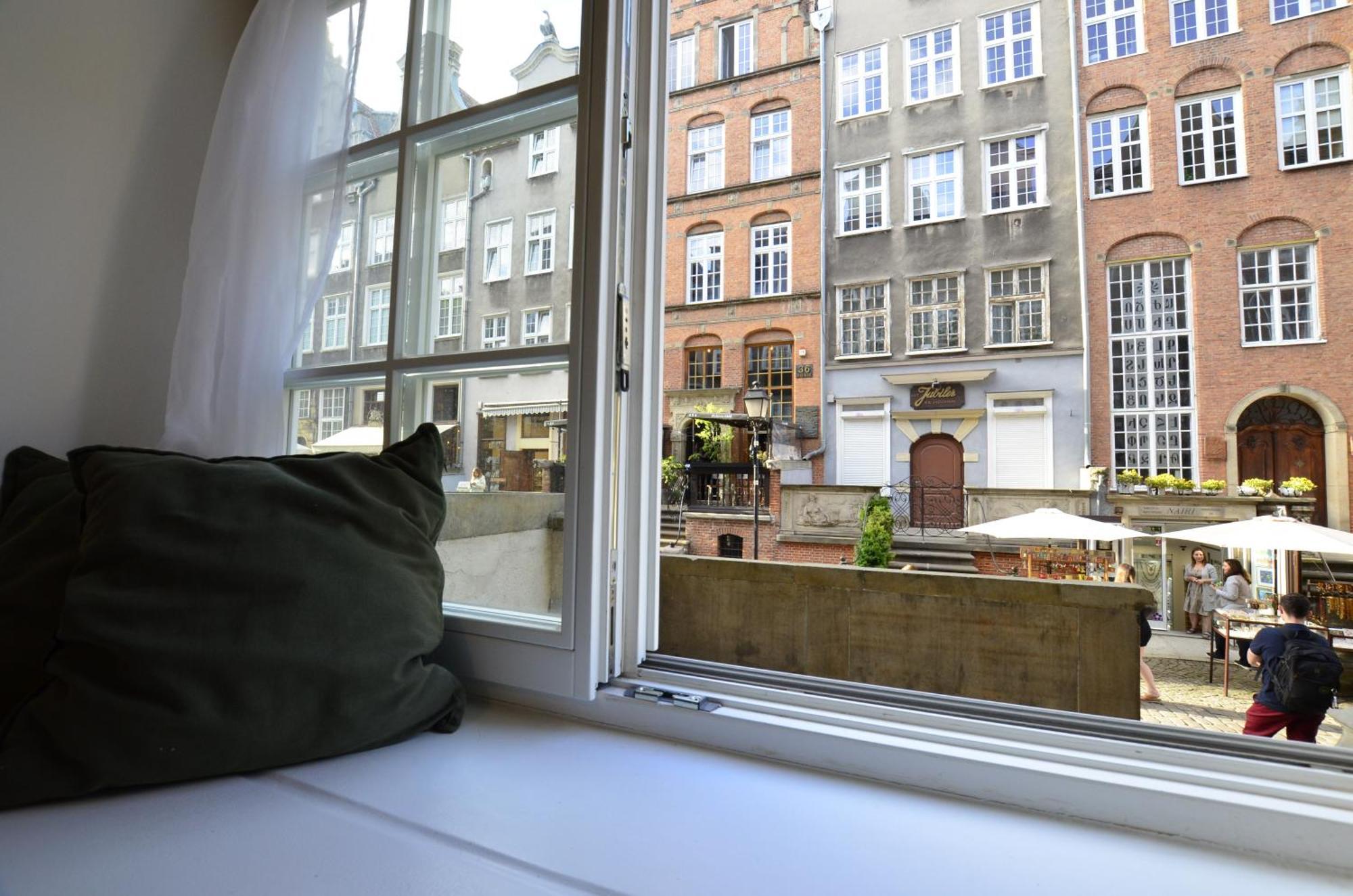 Mariacka Parter W Centrum Historycznego Gdanska Buitenkant foto